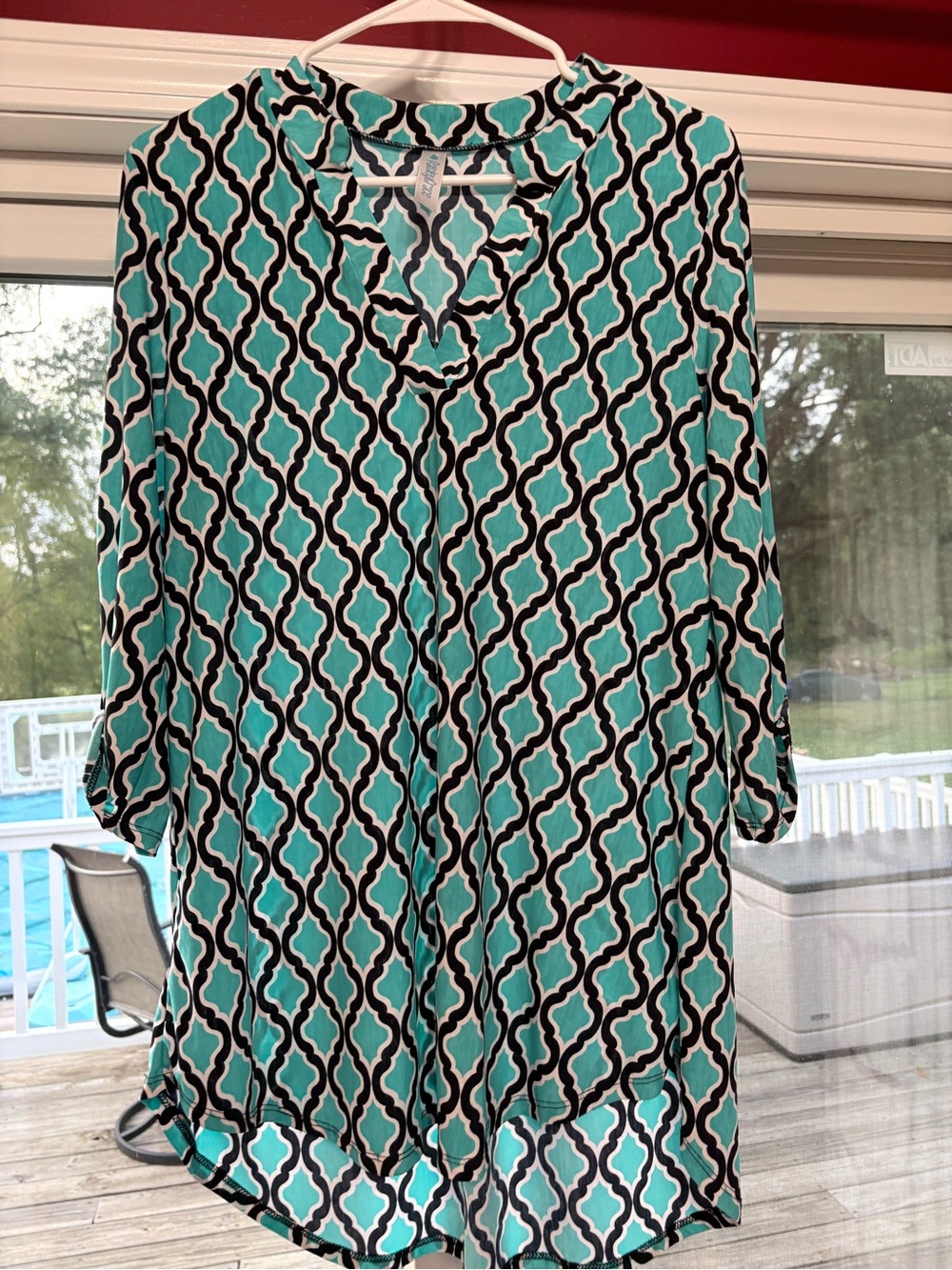 Paisley Grace Boutique popover tunic top